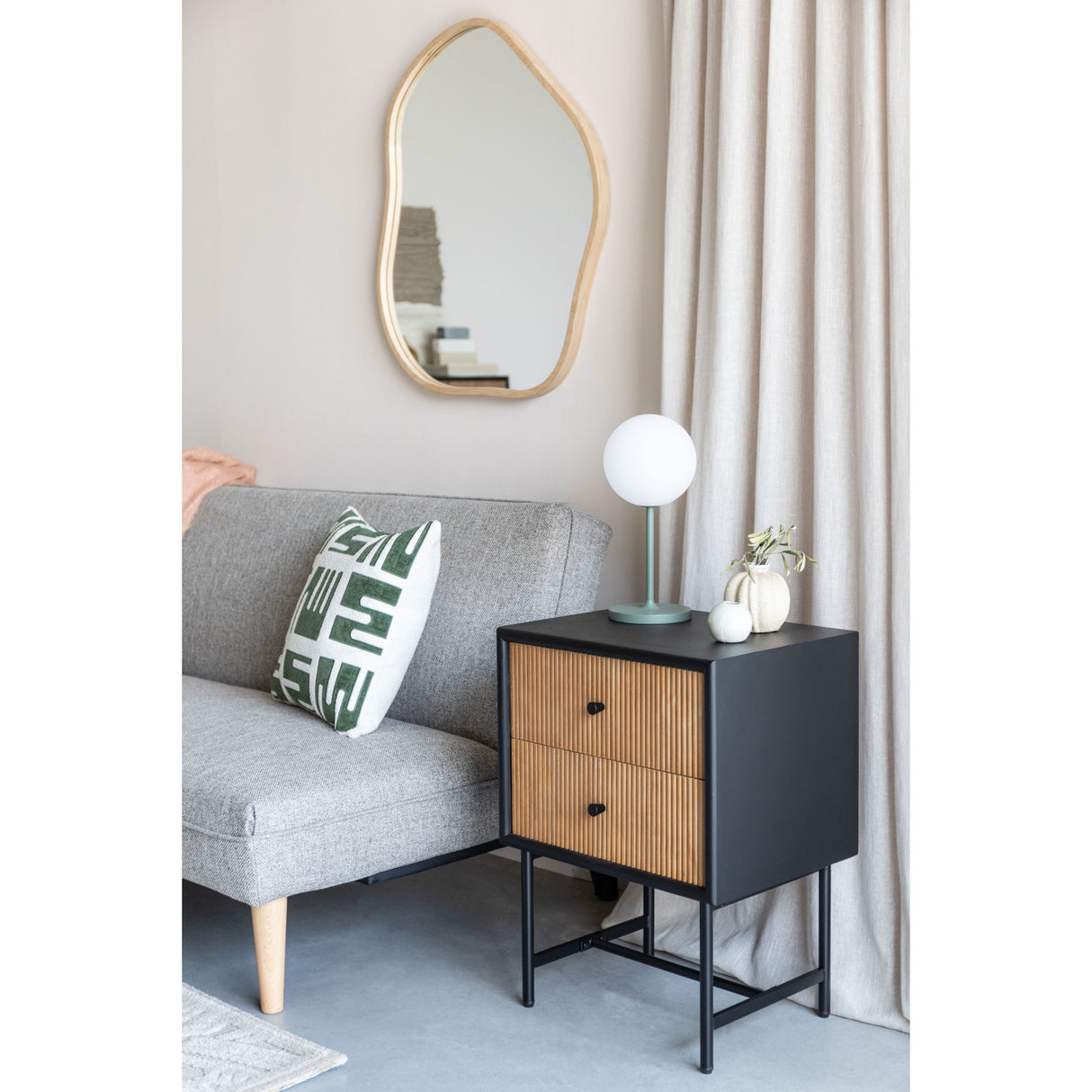   Modern European furniture - Bamboo Wood Framed Mirror - www.oroa.com | Oroa.com