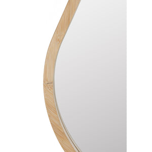   Modern European furniture - Bamboo Wood Framed Mirror - www.oroa.com | Oroa.com