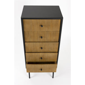   Modern furniture - Pine Wood 5-Drawer Cabinet - www.oroa.com | Oroa.com