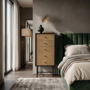   Modern furniture - Pine Wood 5-Drawer Cabinet - www.oroa.com | Oroa.com