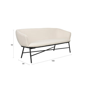   Modern furniture - Beige 2,5-Seater Sofa - www.oroa.com | Oroa.com