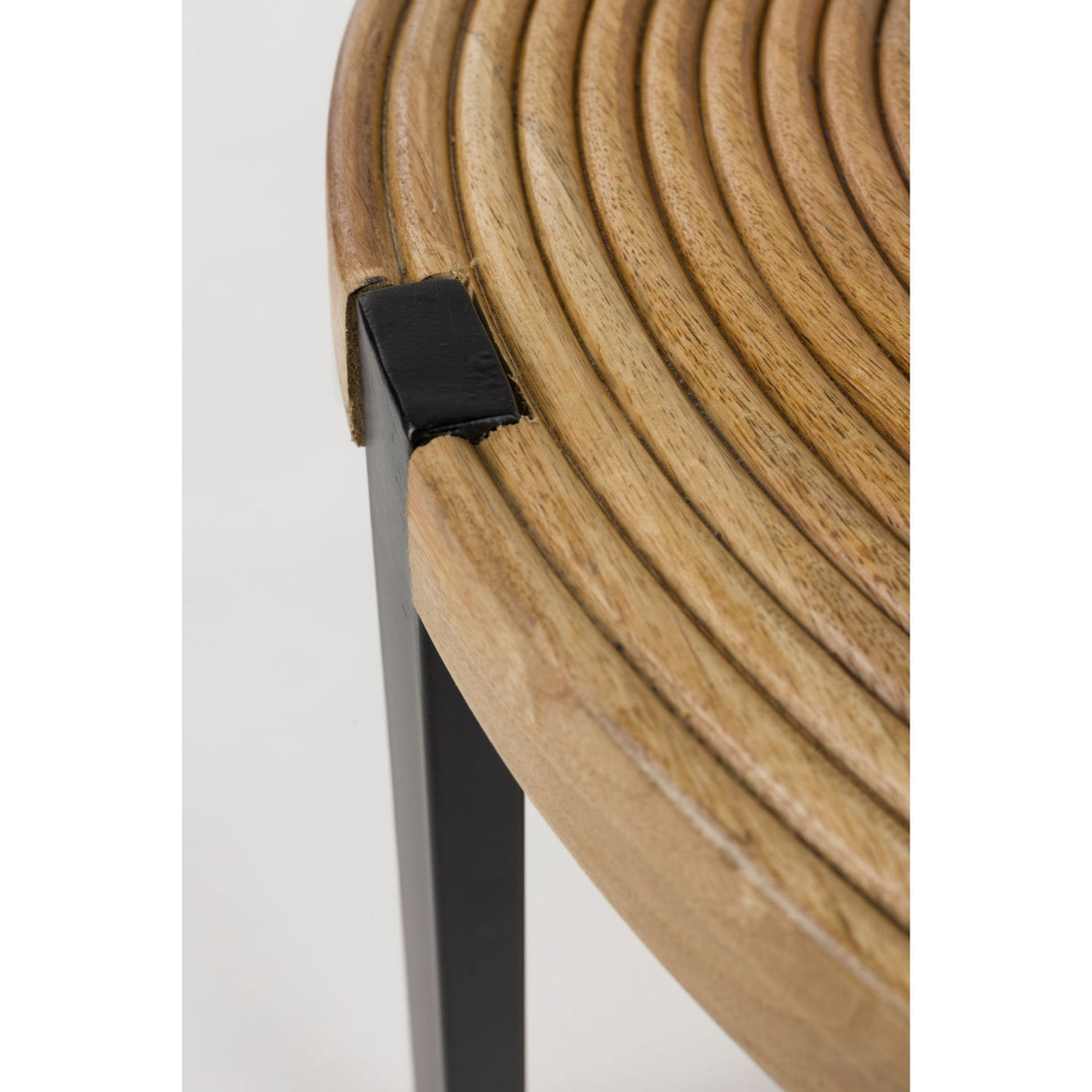   Modern European furniture - Round Wooden Fluted Coffee Table - www.oroa.com | Oroa.com
