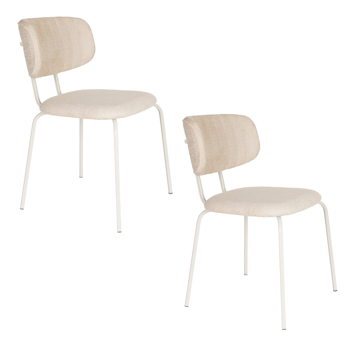   Modern furniture - Minimalist Cushioned Dining Chairs (2) - www.oroa.com | Oroa.com