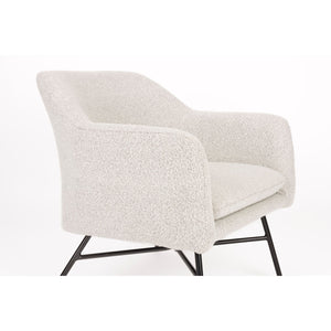   Modern European furniture - Beige Fabric Lounge Chair - www.oroa.com | Oroa.com