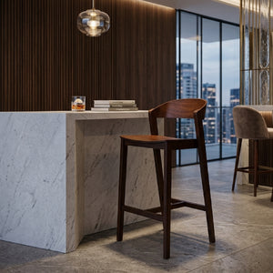   Modern European furniture - Oak Wood Bar Stool - www.oroa.com | Oroa.com
