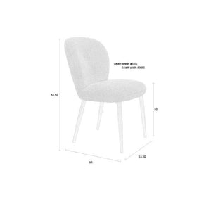   Modern European furniture - Upholstered Dining Chairs (2) - www.oroa.com | Oroa.com