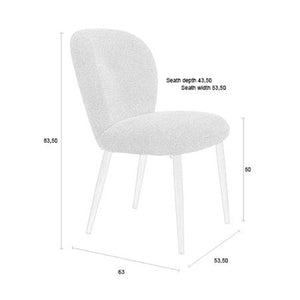   Modern European furniture - Upholstered Dining Chairs (2) - www.oroa.com | Oroa.com