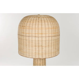   Modern European furniture - Brown Rattan Floor Lamp - www.oroa.com | Oroa.com