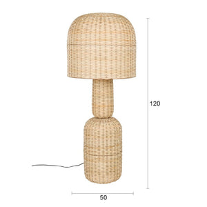   Modern European furniture - Brown Rattan Floor Lamp - www.oroa.com | Oroa.com