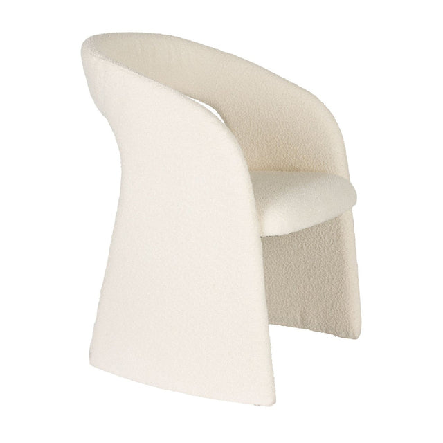 Modern European furniture - Beige Open-Back Accent Chair - www.oroa.com