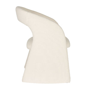  Modern European furniture - Beige Open-Back Accent Chair - www.oroa.com | Oroa.com
