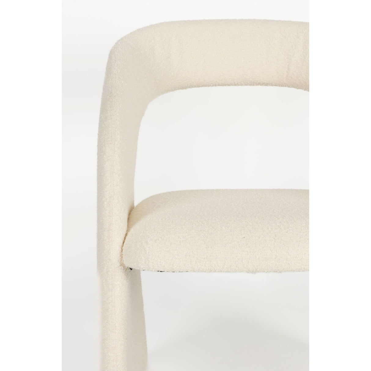   Modern European furniture - Beige Open-Back Accent Chair - www.oroa.com | Oroa.com