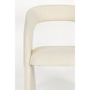  Modern European furniture - Beige Open-Back Accent Chair - www.oroa.com | Oroa.com