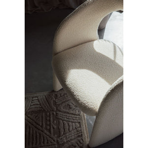   Modern European furniture - Beige Open-Back Accent Chair - www.oroa.com | Oroa.com