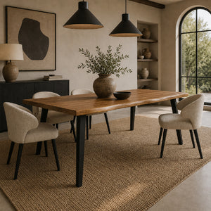  Modern European furniture - Wooden Top Dining Table - www.oroa.com | Oroa.com