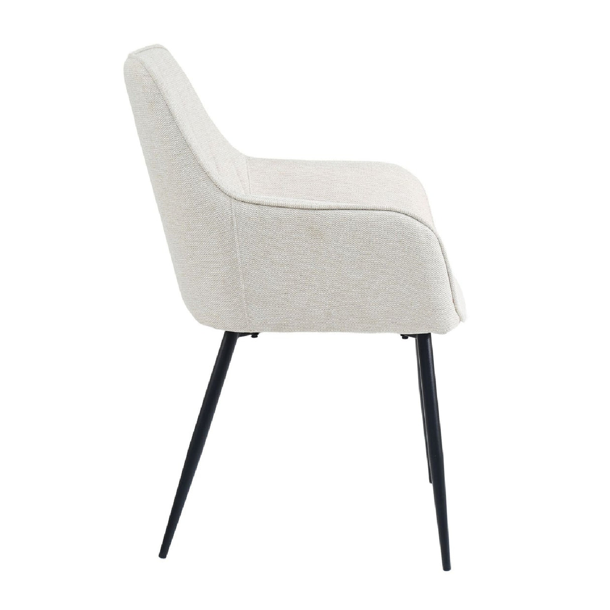   Modern European furniture - Vertical-Channeled Back Dining Armchairs (2) - www.oroa.com | Oroa.com