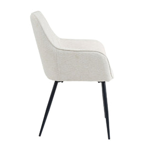   Modern European furniture - Vertical-Channeled Back Dining Armchairs (2) - www.oroa.com | Oroa.com