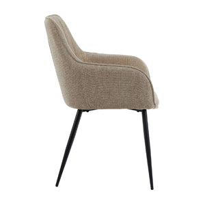   Modern European furniture - Vertical-Channeled Back Dining Armchairs (2) - www.oroa.com | Oroa.com