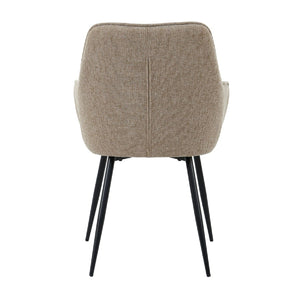   Modern European furniture - Vertical-Channeled Back Dining Armchairs (2) - www.oroa.com | Oroa.com