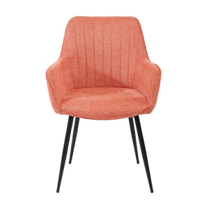   Modern European furniture - Vertical-Channeled Back Dining Armchairs (2) - www.oroa.com | Oroa.com