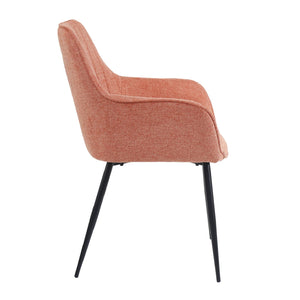   Modern European furniture - Vertical-Channeled Back Dining Armchairs (2) - www.oroa.com | Oroa.com