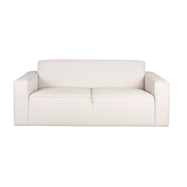 Modern European furniture - White Fabric 2.5-Seater Sofa - www.oroa.com
