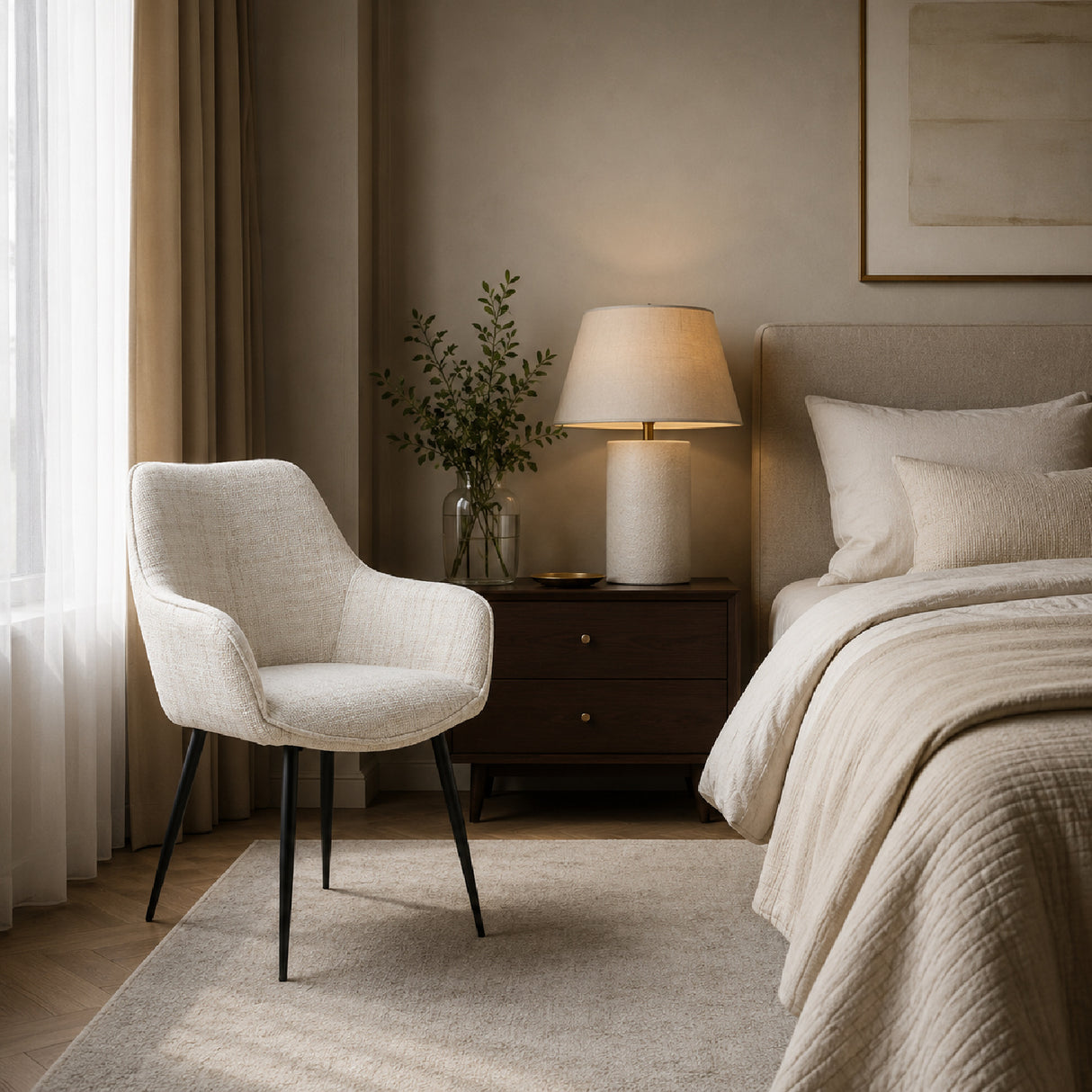   Fabric Accent Armchairs (2) | Oroa.com