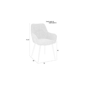   Fabric Accent Armchairs (2) | Oroa.com