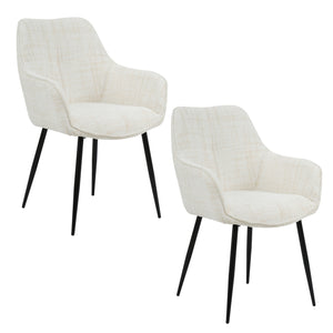   Fabric Accent Armchairs (2) | Oroa.com