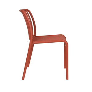   Molded Outdoor Stackable Chairs (4) | Oroa.com