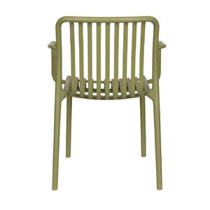   Modern European furniture - Colored Stackable Outdoor Dining Armchairs (4) - www.oroa.com | Oroa.com