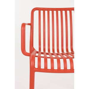   Modern European furniture - Colored Stackable Outdoor Dining Armchairs (4) - www.oroa.com | Oroa.com