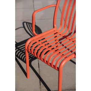   Modern European furniture - Colored Stackable Outdoor Dining Armchairs (4) - www.oroa.com | Oroa.com