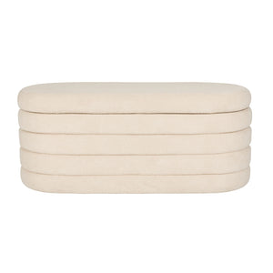   Modern European furniture - Beige Storage Bench - www.oroa.co | Oroa.com