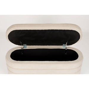   Modern European furniture - Beige Storage Bench - www.oroa.co | Oroa.com