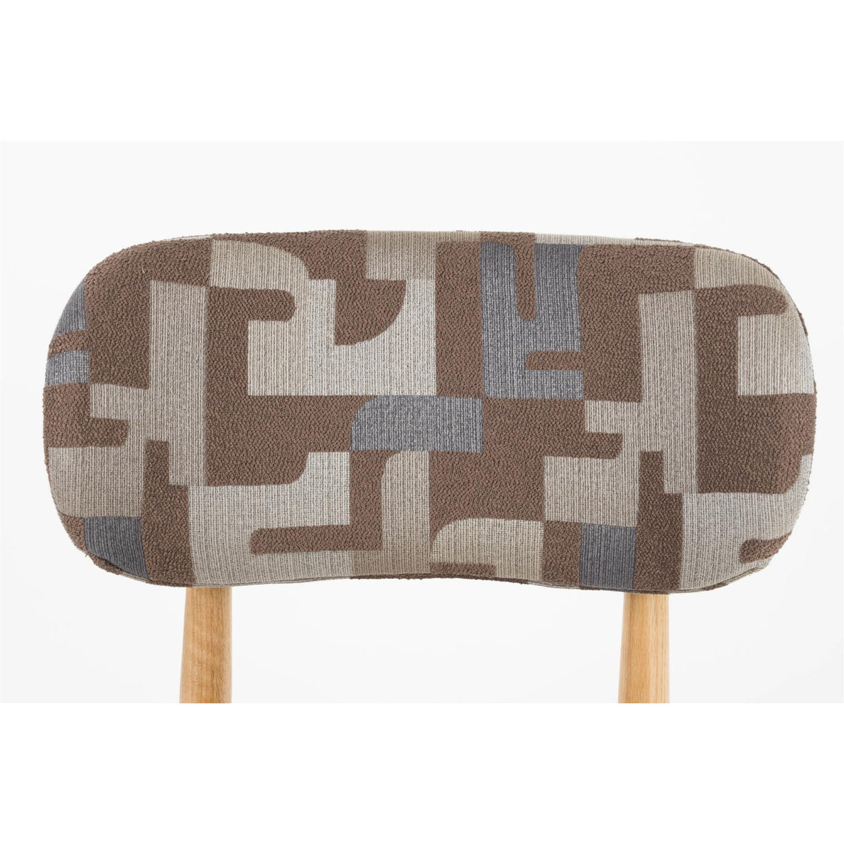   Modern European furniture - Brown Printed Dining Chairs (2) - www.oroa.com | Oroa.com