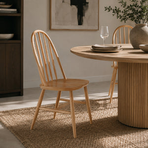   Beech Wood Dining Chairs (2) | Oroa.com