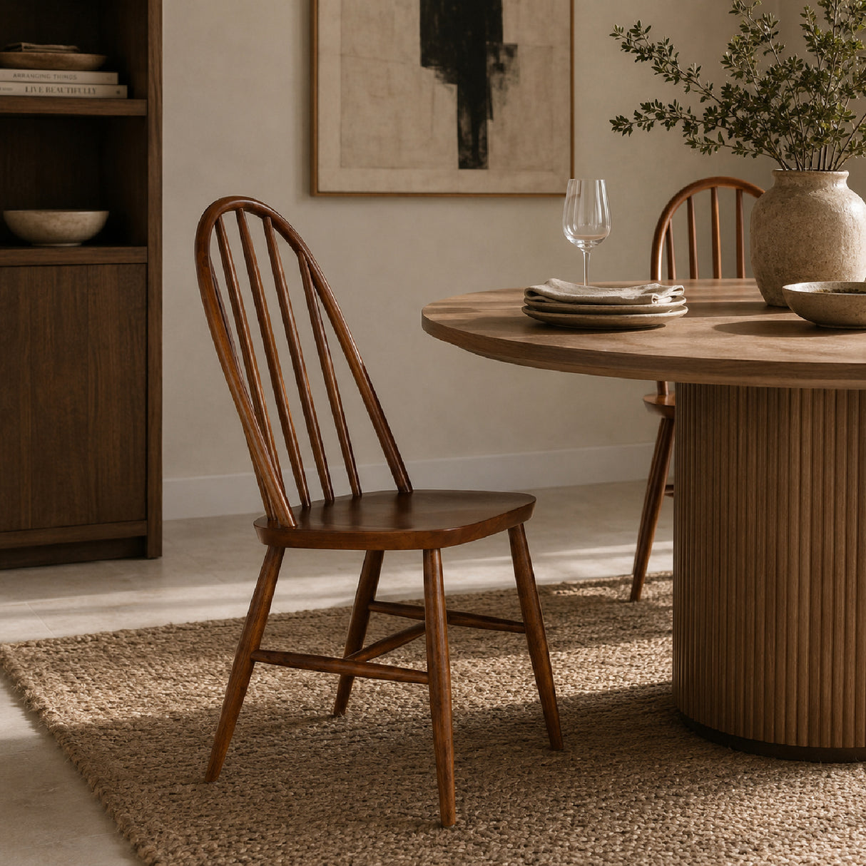  Beech Wood Dining Chairs (2) | Oroa.com
