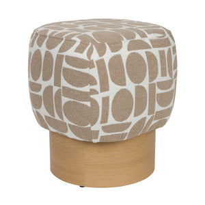   Patterned Fabric Stool | Oroa.com