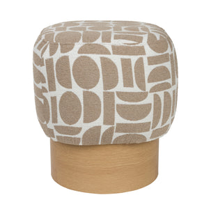   Patterned Fabric Stool | Oroa.com