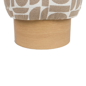   Patterned Fabric Stool | Oroa.com