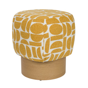   Patterned Fabric Stool | Oroa.com