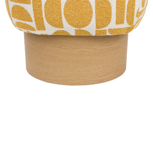   Patterned Fabric Stool | Oroa.com