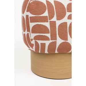   Patterned Fabric Stool | Oroa.com