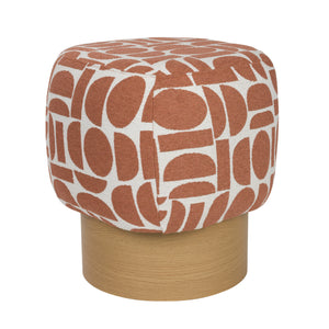   Patterned Fabric Stool | Oroa.com