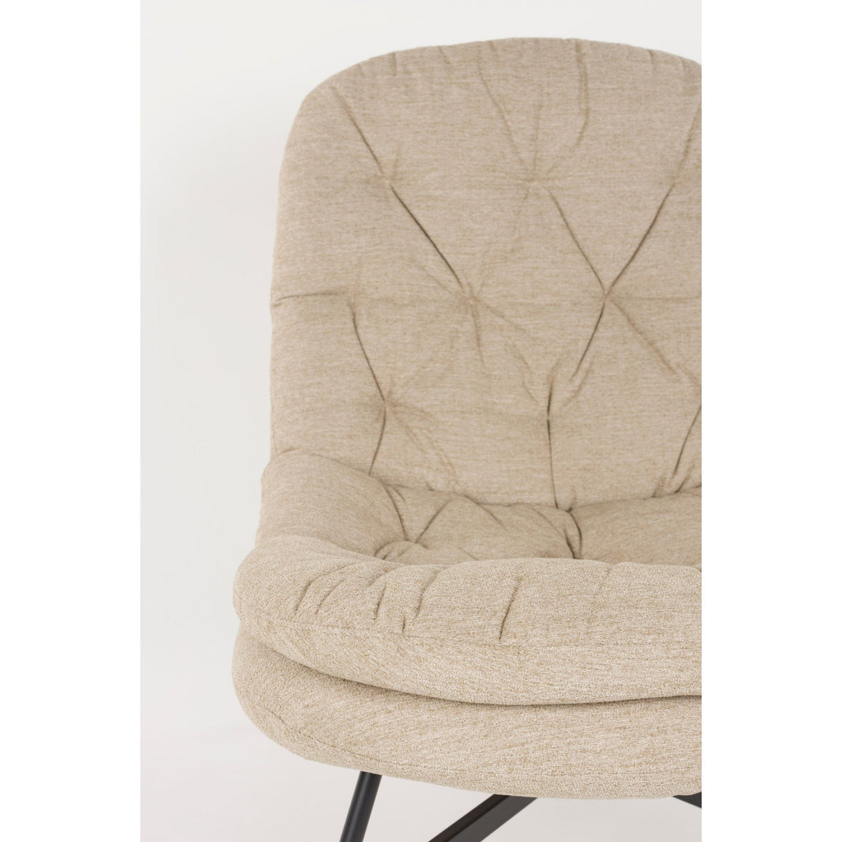   Modern European furniture - Beige Tufted Lounge Chair - www.oroa.com | Oroa.com