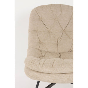   Modern European furniture - Beige Tufted Lounge Chair - www.oroa.com | Oroa.com