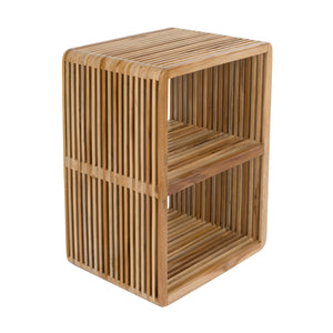   Slatted Teak Shelf | Oroa.com