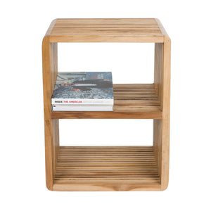   Slatted Teak Shelf | Oroa.com