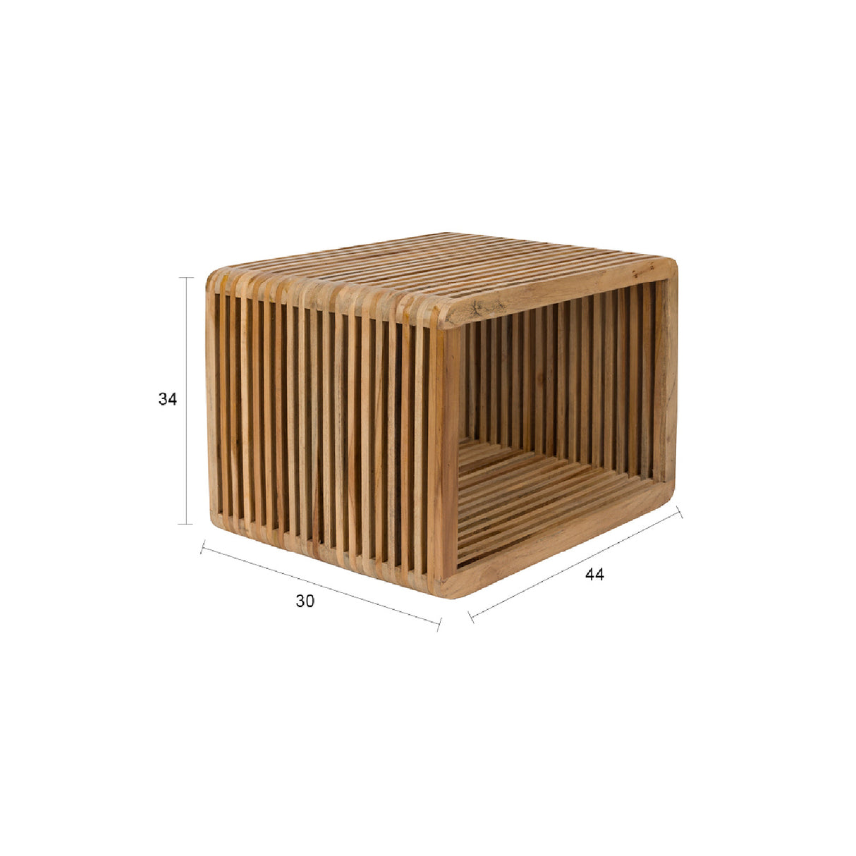   Slatted Teak Shelf | Oroa.com